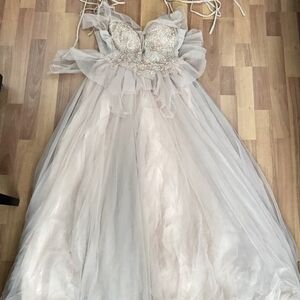 & Other Stories Cream Maxi Dress